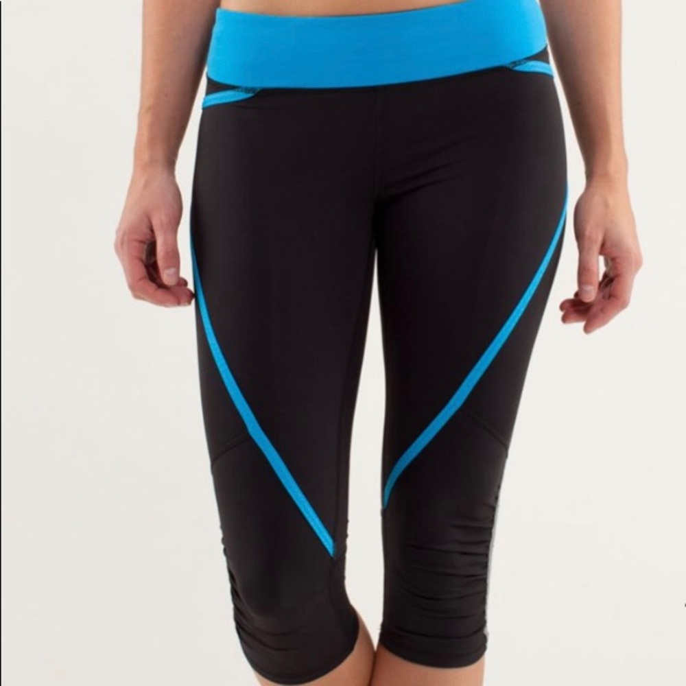 Lululemon Run Pace Crop Reflective